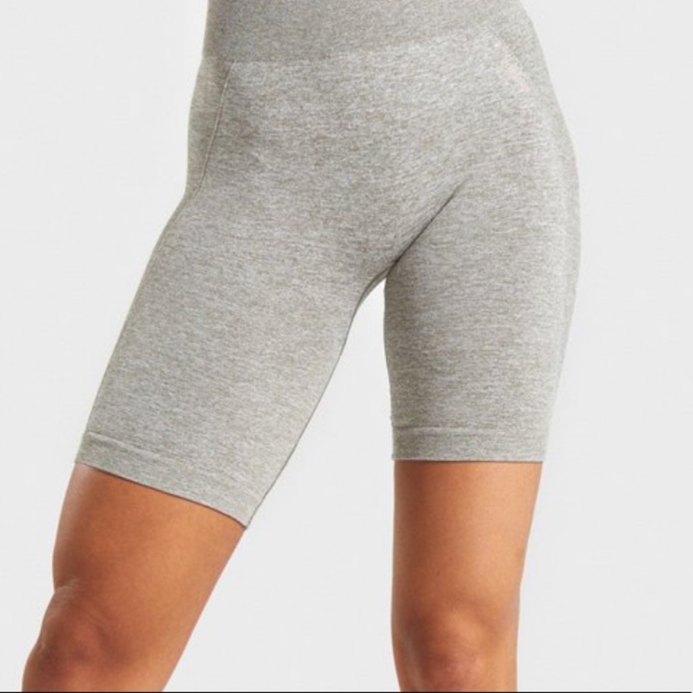 Gymshark Flex Bike Shorts - Khaki - Picture 1 of 5